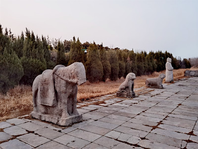 A scenic view of Bengbu Huamingtang Yanshi Mu