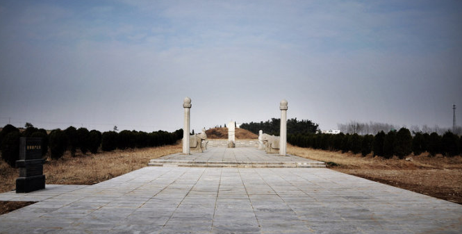 A scenic view of Bengbu Huamingtang Yanshi Mu