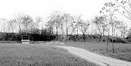 A scenic view of Bengbu Shuangdun Yizhi