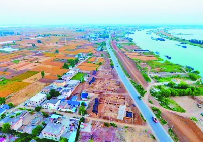 A scenic view of Bengbu Yuhuicun Yizhi
