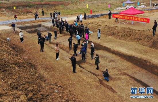 A scenic view of Bengbu Yuhuicun Yizhi