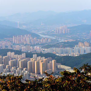 A scenic view of Benxi Bianniushan Chengzhi