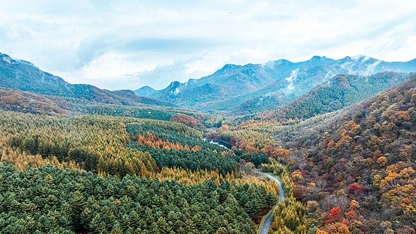 A scenic view of Benxi Wangjianglou Mudi