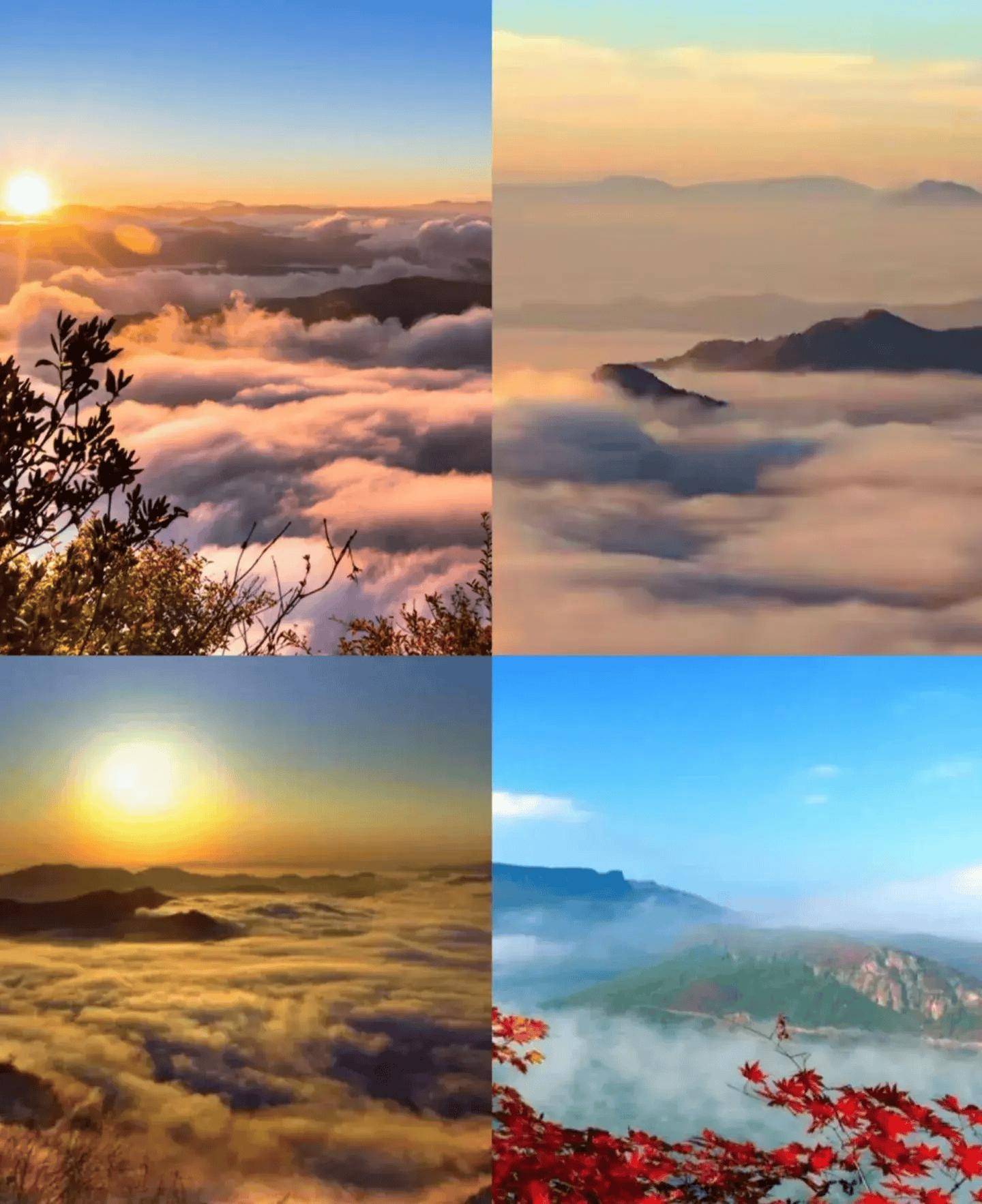 A scenic view of Benxi Wunushan Shancheng
