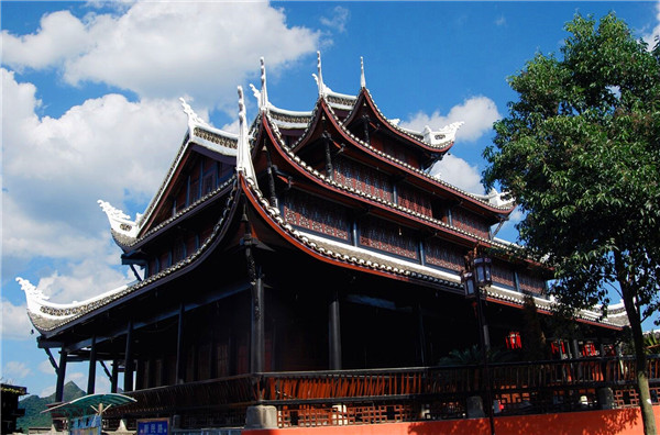 A scenic view of Bijie Zhijin Gujianzhuqun