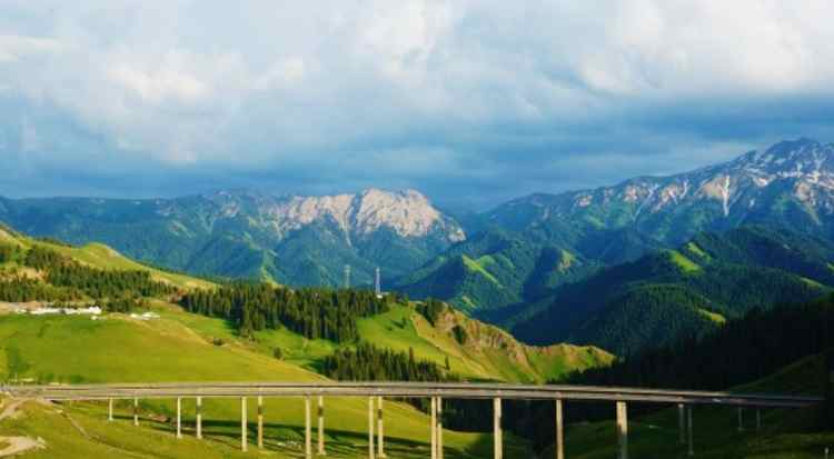 A scenic view of Bortala Arixiate Shirenmu