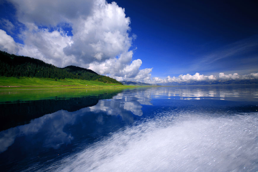 A scenic view of Bortala Sailimuhu Gumuqun