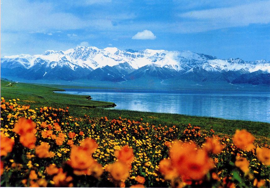 A scenic view of Bortala Sailimuhu Gumuqun