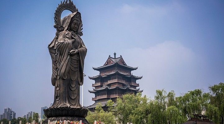 A scenic view of Bozhou Yuchisi Yizhi