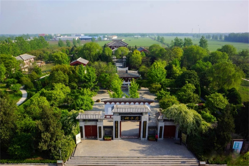 A scenic view of Bozhou Yuchisi Yizhi