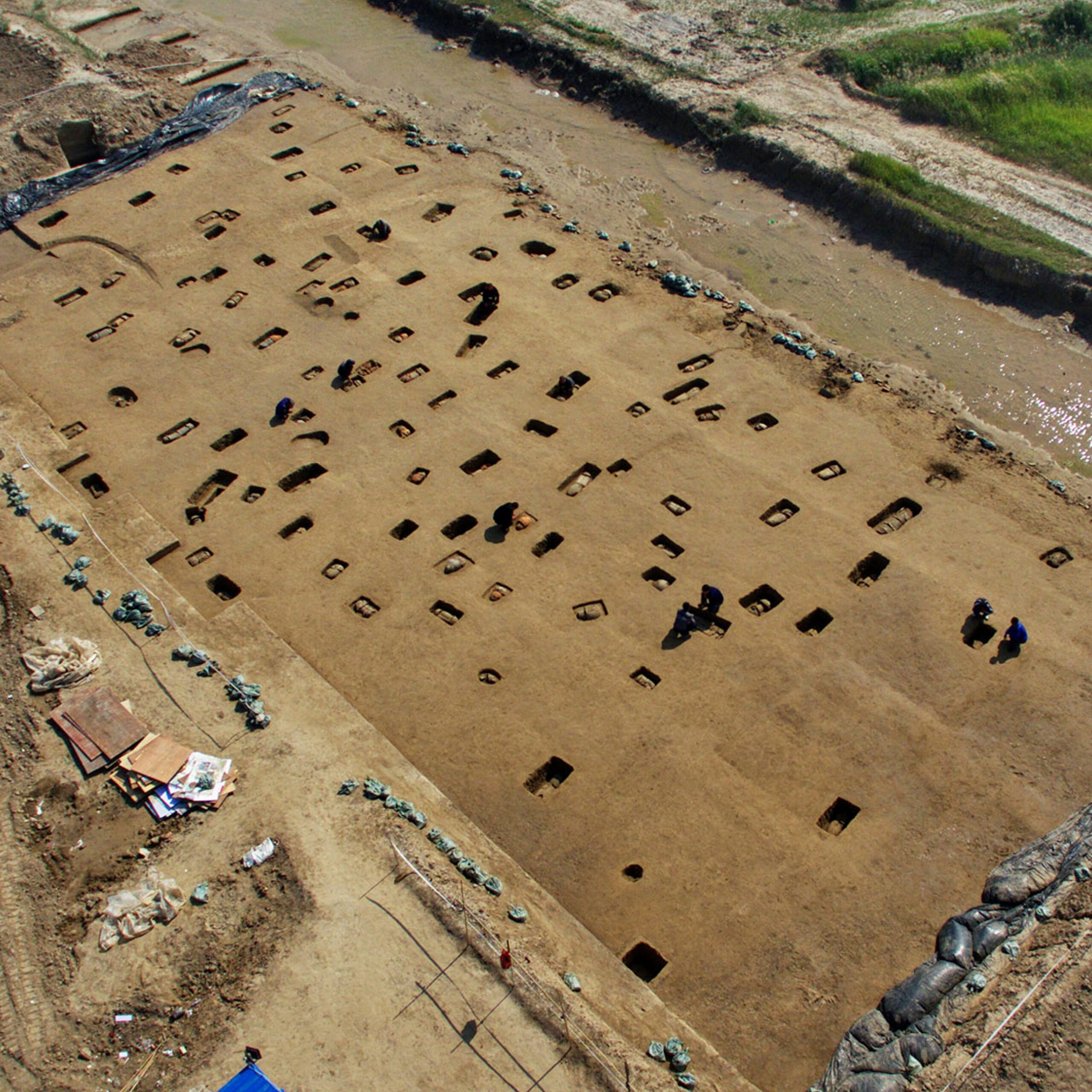 A scenic view of Cangzhou Fudi Cheng Site
