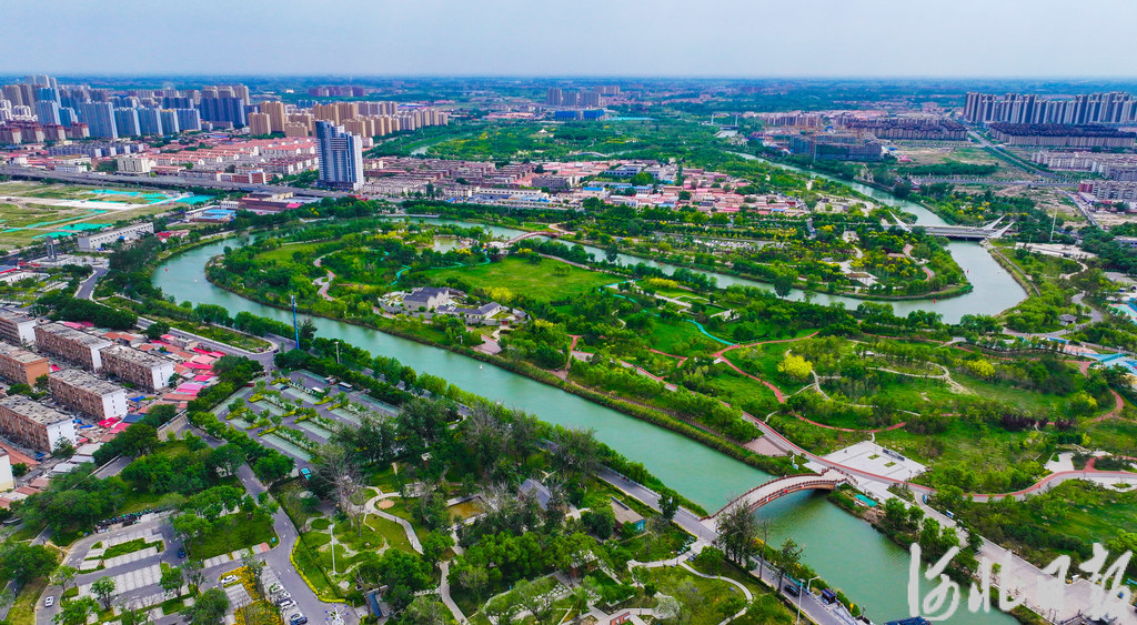 A scenic view of Cangzhou Grand Canal