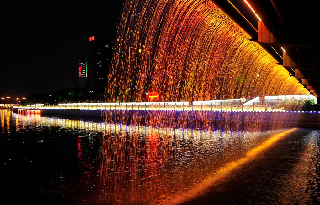 A scenic view of Cangzhou Grand Canal