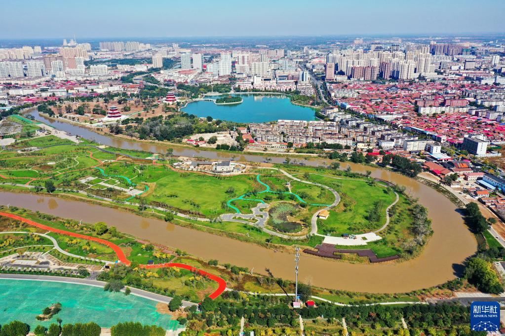 A scenic view of Cangzhou Grand Canal