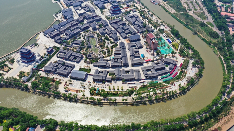 A scenic view of Cangzhou Machang Fort