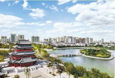 A scenic view of Cangzhou Machang Fort