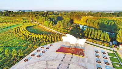 A scenic view of Cangzhou Machang Fort