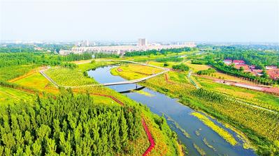 A scenic view of Cangzhou Machang Fort