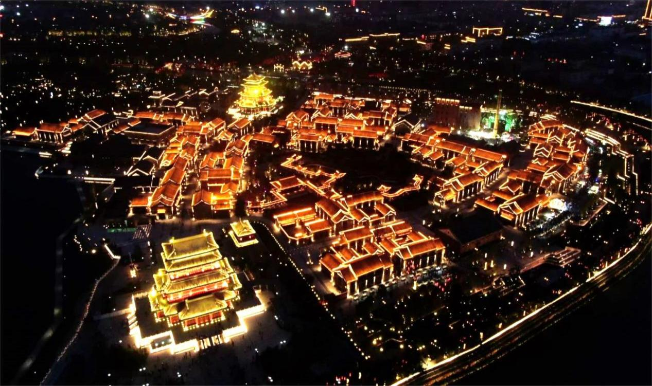 A scenic view of Cangzhou Sangezhuang Site