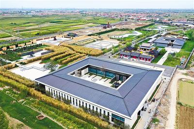 A scenic view of Cangzhou Sangezhuang Site