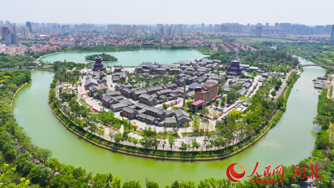A scenic view of Cangzhou Wuyuan City Site