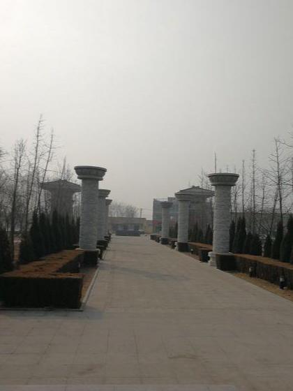 A scenic view of Cangzhou Xianxian Han Tombs