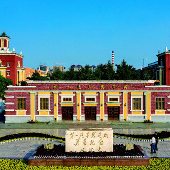 A scenic view of Changchun Changchun Diyi Qiche Zhizaochang Zaoqi Jianzhu