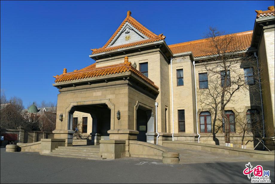 A scenic view of Changchun Weiman Huanggong Ji Riwei Junzheng Jigou Jiuzhi