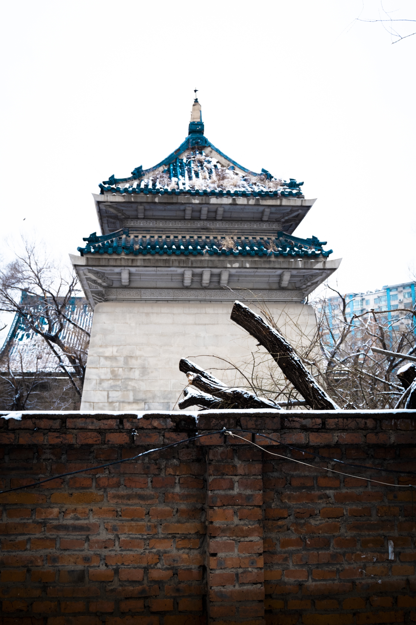 A scenic view of Changchun Weiman Jianguo Zhonglingmiao Jiuzhi