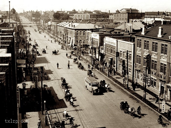 A scenic view of Changchun Weimanzhouguo Zhongyang Yinhang Jiuzhi