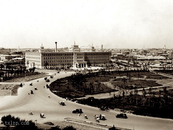 A scenic view of Changchun Weimanzhouguo Zhongyang Yinhang Jiuzhi