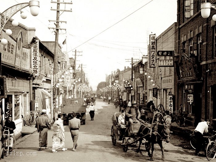 A scenic view of Changchun Weimanzhouguo Zhongyang Yinhang Jiuzhi
