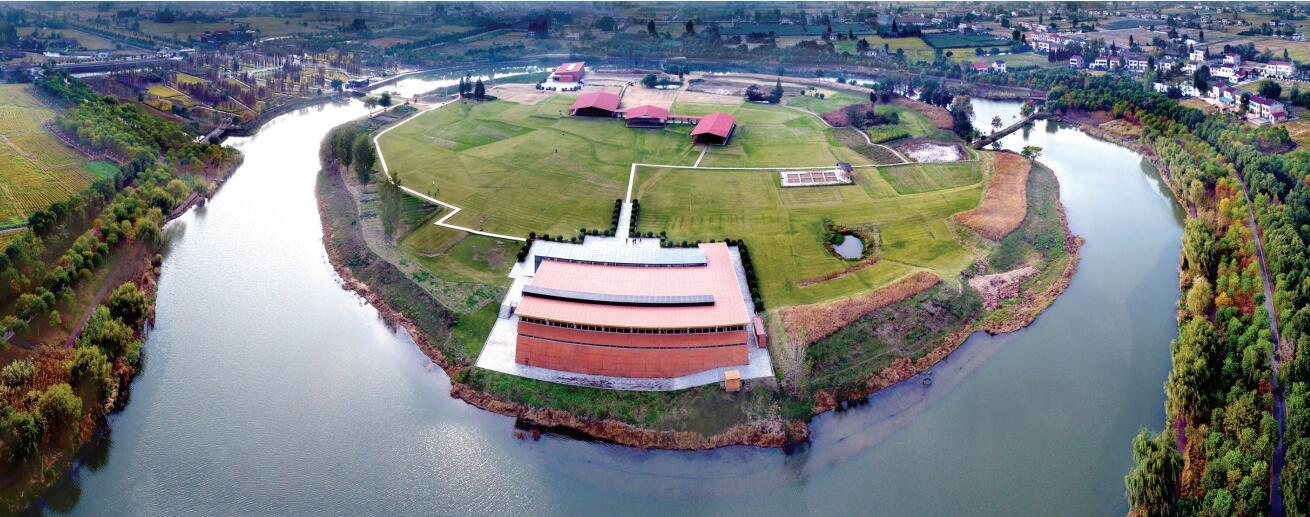 A scenic view of Changde Cailingcheng Yizhi