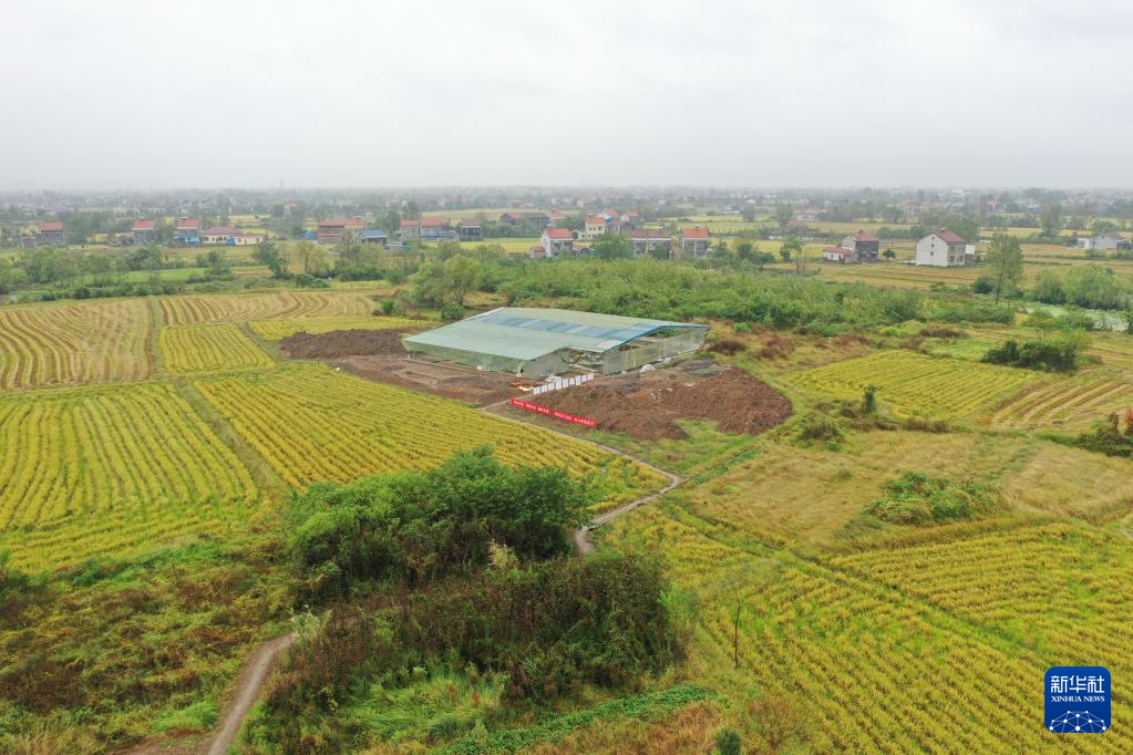 A scenic view of Changde Jijiaocheng Yizhi