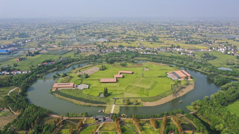 A scenic view of Changde Jijiaocheng Yizhi