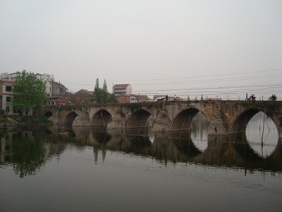 A scenic view of Changde Lixian Duoanqiao