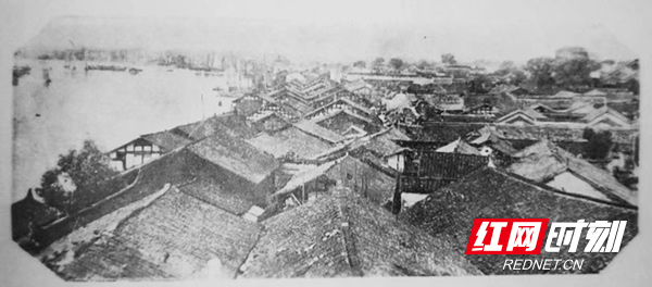 A scenic view of Changde Lizhou Guchengqiang