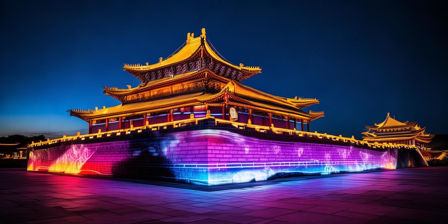 A scenic view of Changde Lizhou Guchengqiang