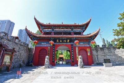 A scenic view of Changde Lizhou Wenmiao