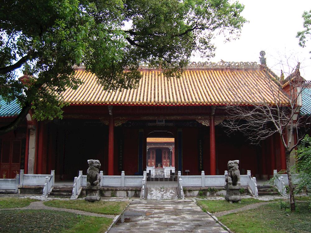 A scenic view of Changde Lizhou Wenmiao