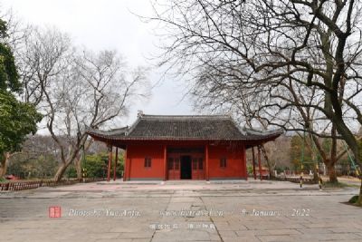 A scenic view of Changde Lizhou Wenmiao