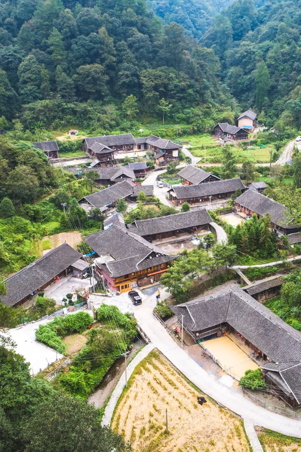 A scenic view of Changde Sanyuangong Yizhi