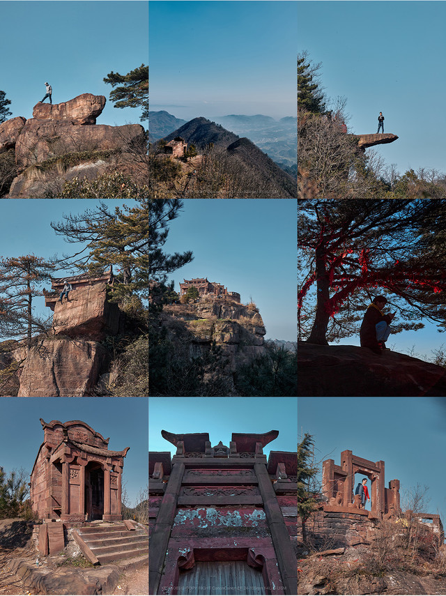 A scenic view of Changde Xingzigong Gujianzhuqun