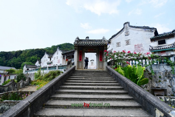 A scenic view of Changde Xingzigong Gujianzhuqun