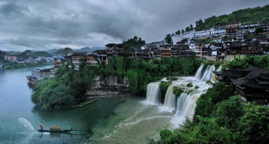 A scenic view of Changde Youzhougang Yizhi