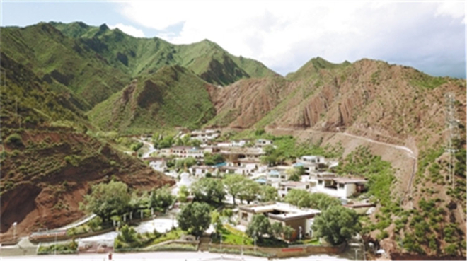 A scenic view of Changdu Karuo Yizhi