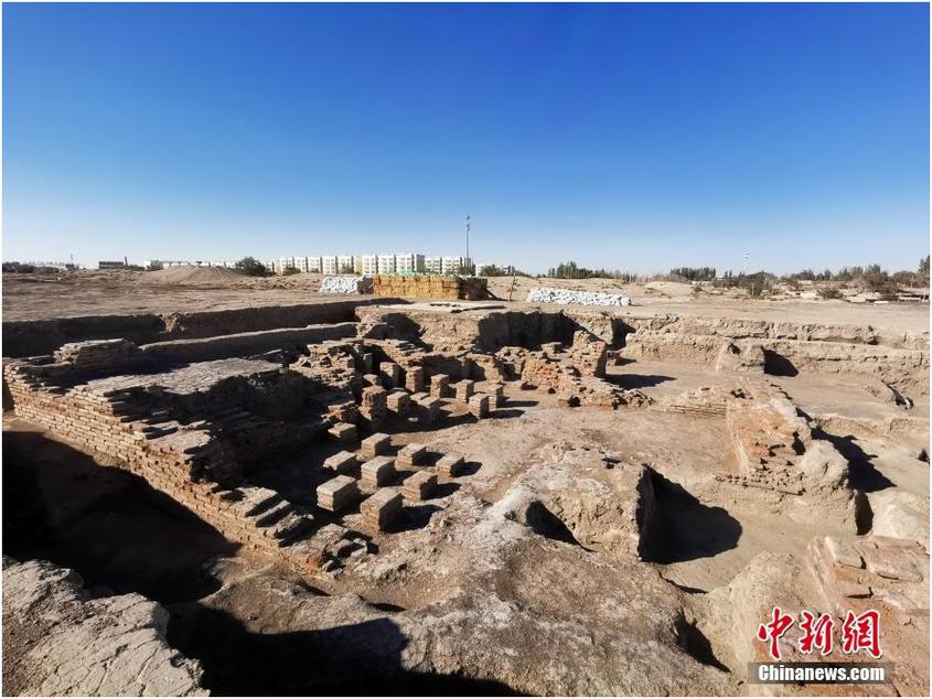 A scenic view of Changji Tangzhaodun Gucheng Yizhi