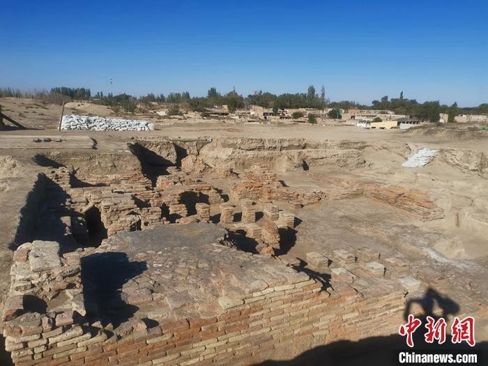 A scenic view of Changji Tangzhaodun Gucheng Yizhi
