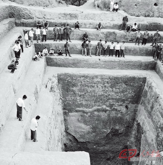 A scenic view of Changsha Handai Changsha Wangling Muqun