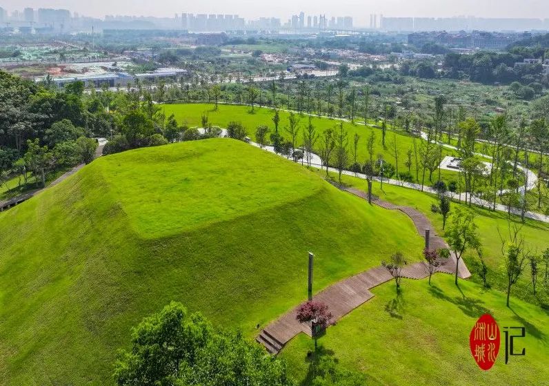 A scenic view of Changsha Handai Changsha Wangling Muqun